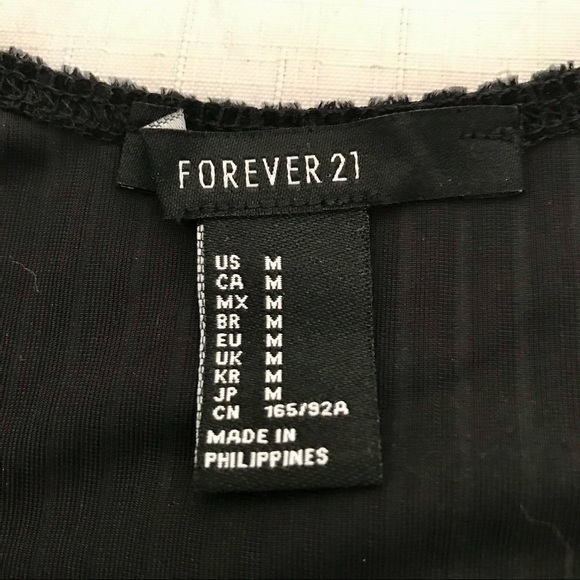 Forever 21~Bodysuit~Textured / Like New - Picture 7 of 16